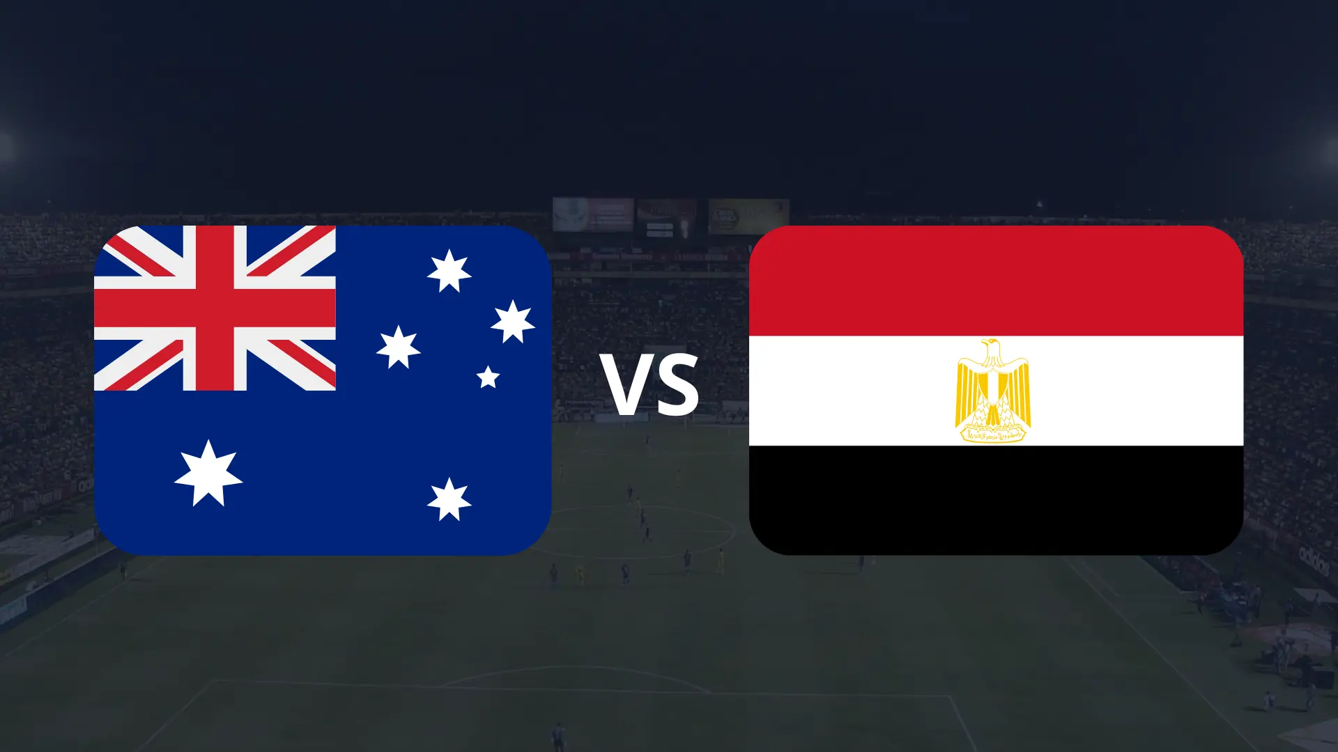 Imagem: Austrália x Egito